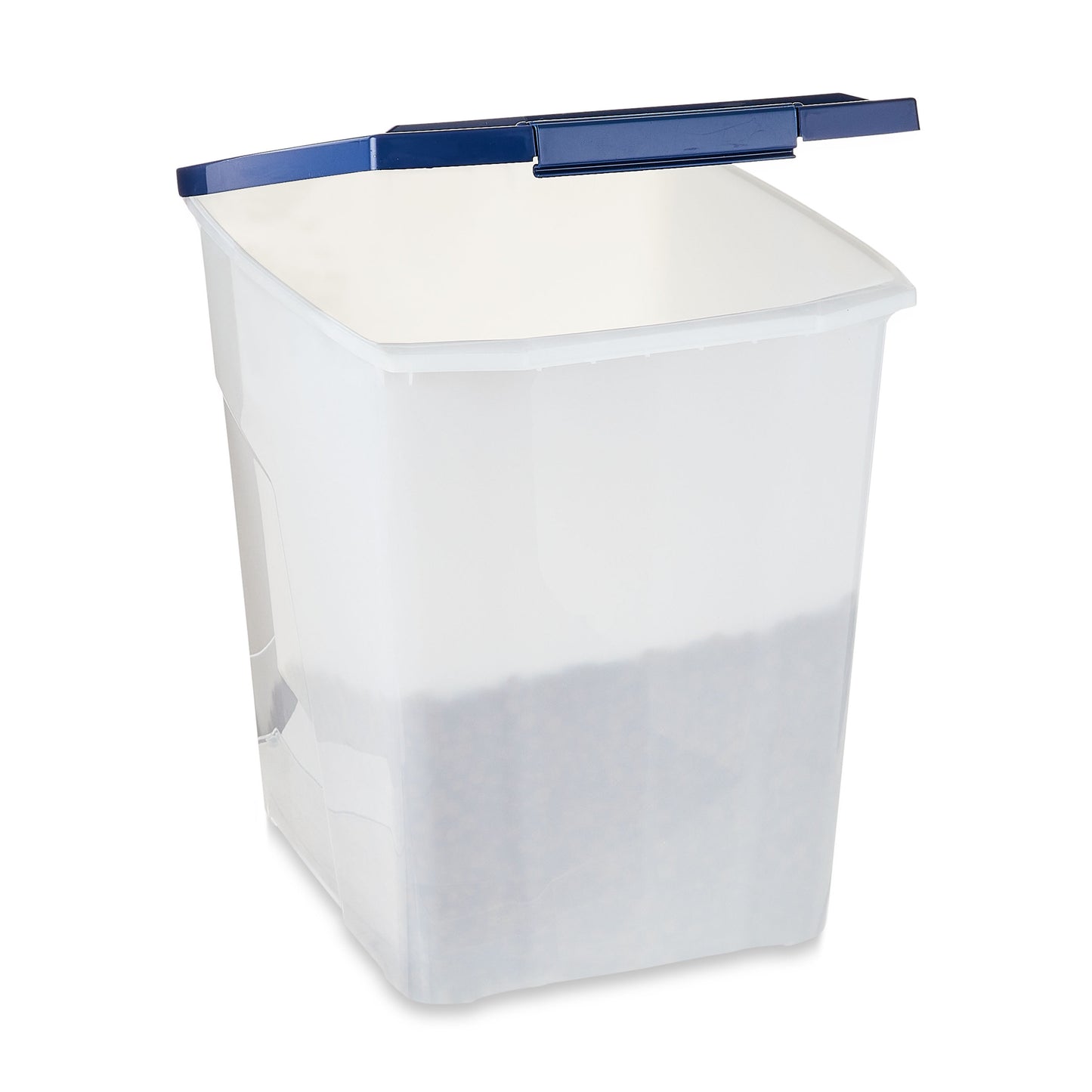 Vibrant Life Contenedor de Almacenamiento de Comida para Mascotas de PlÃ¡stico con Tapa con Cierre, Capacidad de 25 lb
