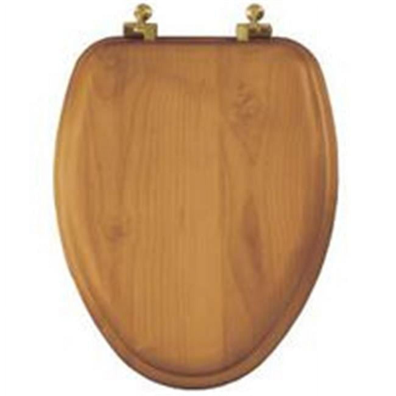 Mayfair 19601CP-378 Elongated Natural Oak Veneer Toilet Seat