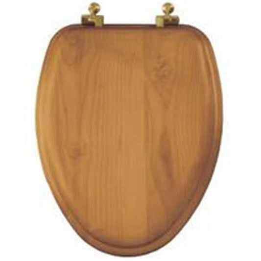 Mayfair 19601CP-378 Elongated Natural Oak Veneer Toilet Seat