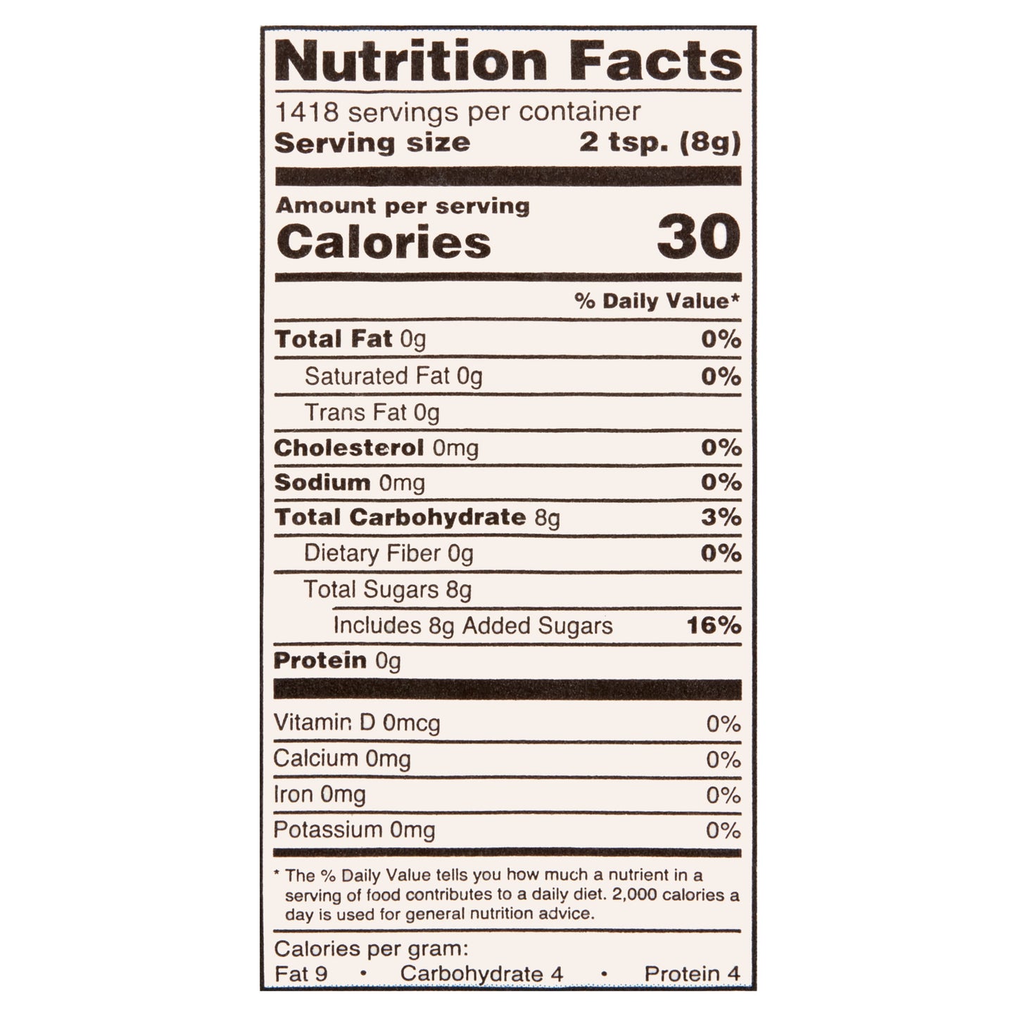 Great Value Pure Granulated Sugar, 25 lbs