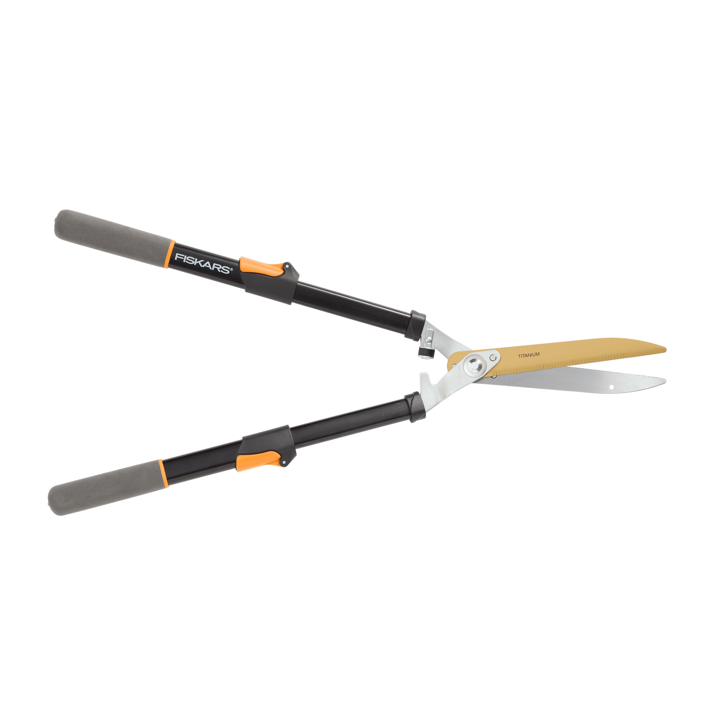Fiskars Extendable Power-Lever Titanium Hedge Shears