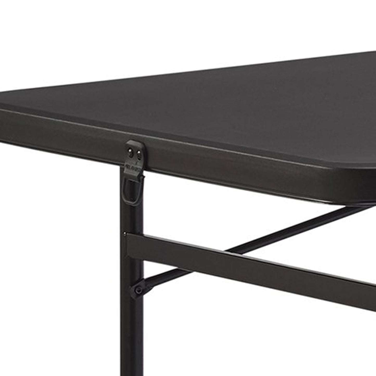 Mainstays 6' Rectangle Centerfold Folding Table, Black