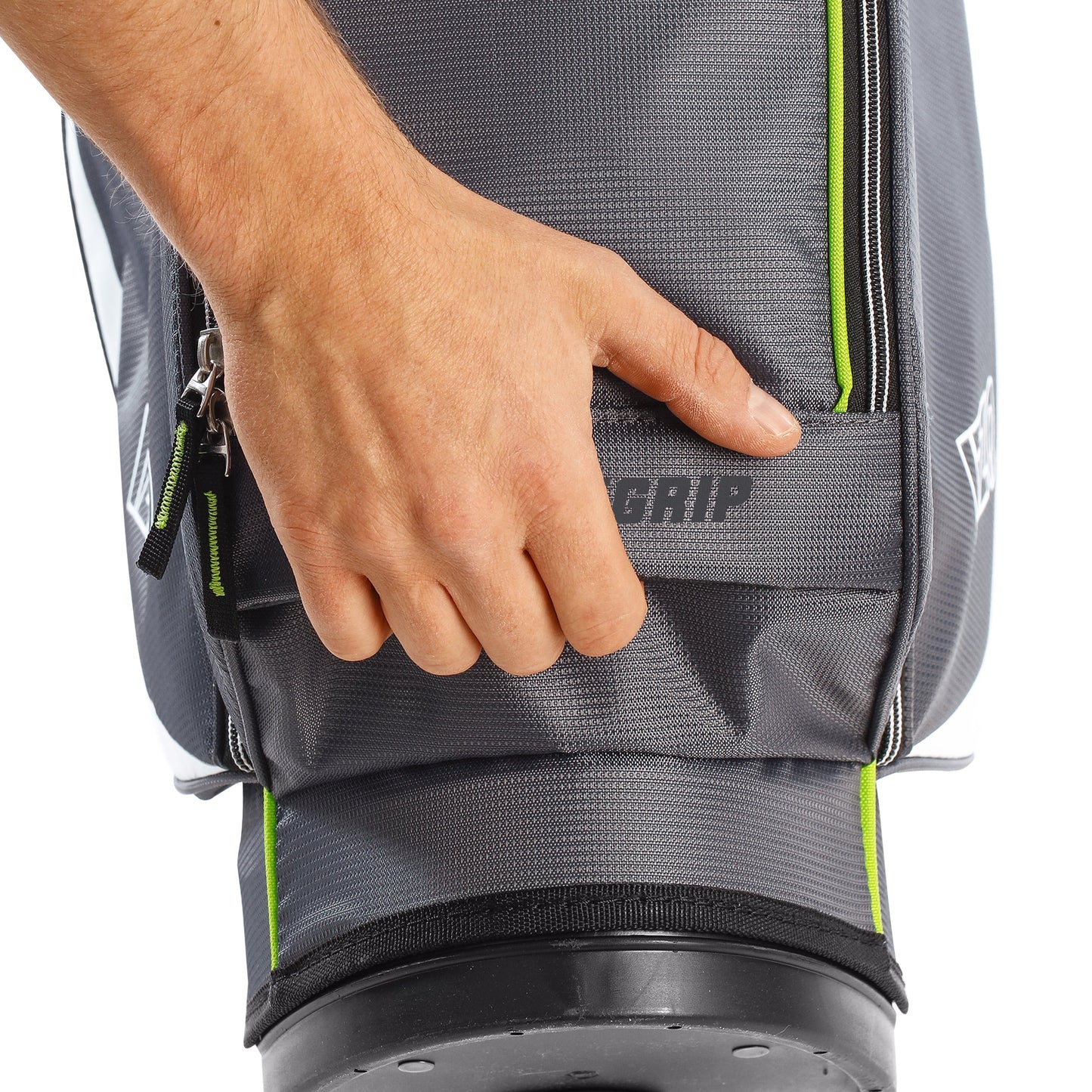 Izzo Golf Ultra-Lite Stand Bag - Grey/Lime, Only 3.2 lbs