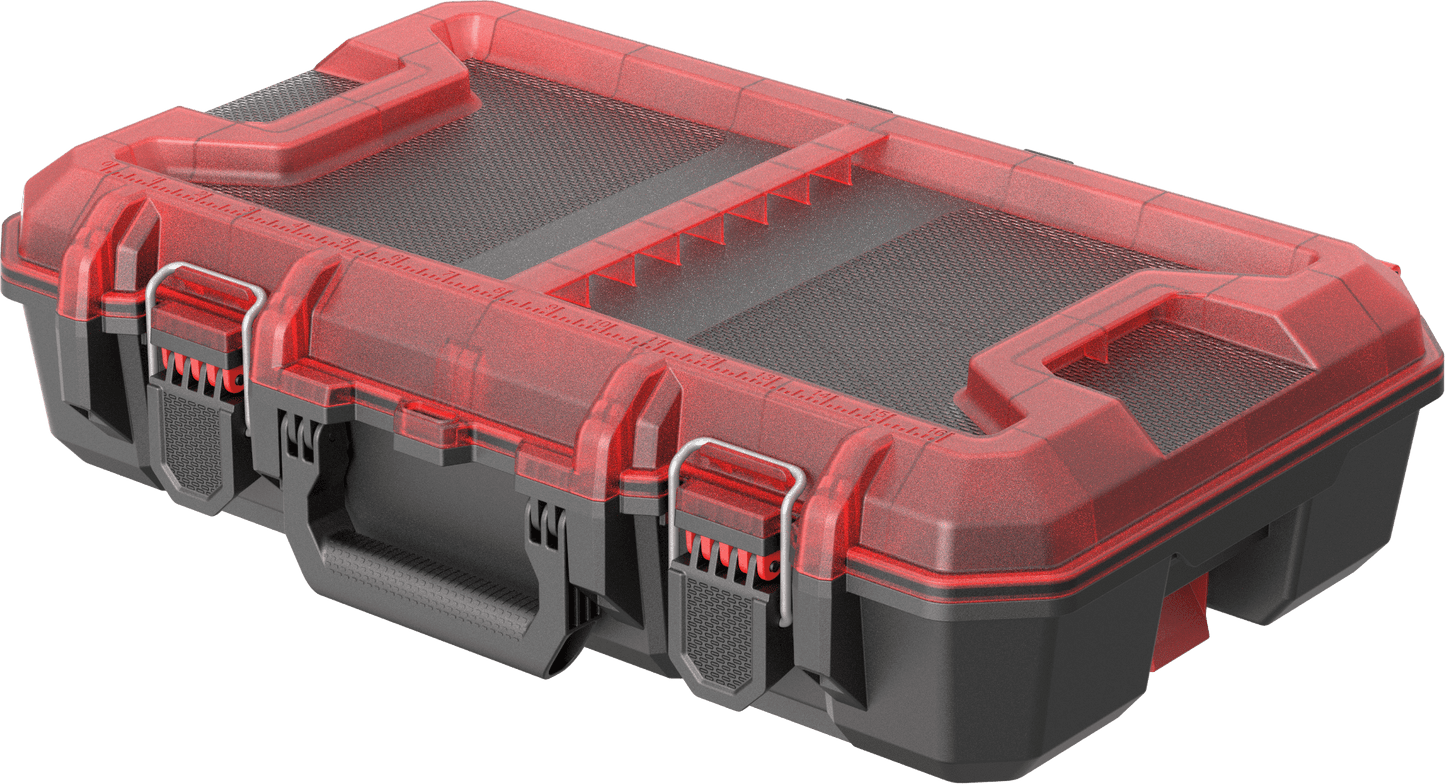 Hyper Tough Hyper Stack Heavy Duty 3 Piece Modular Rolling Toolbox System, Black