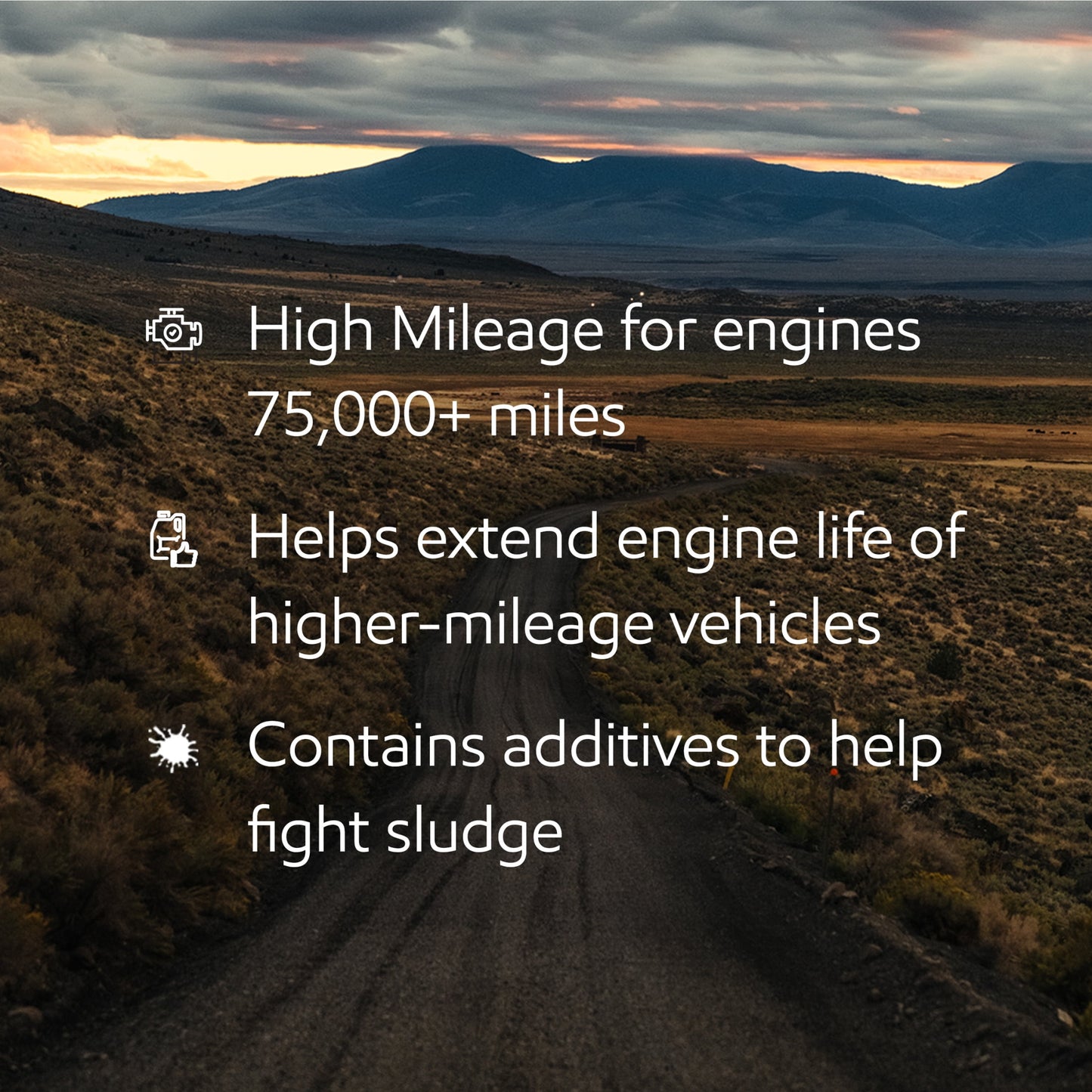 Mobil 1 High Mileage Full Synthetic Motor Oil 5W-30, 5 Quart