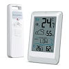 AcuRite Indoor and Outdoor Thermometer with Temperature and Clock; Battery-Powered, Plastic (02059)