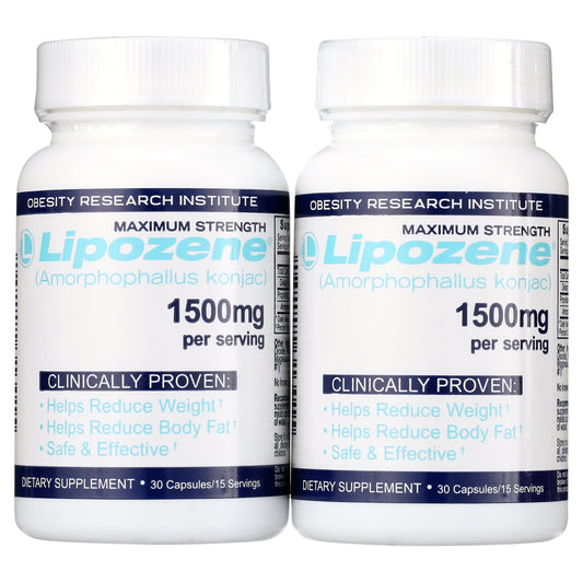 Lipozene Amorphophallus Konjac Maximum Strength Weight Loss Pills, 60Ct