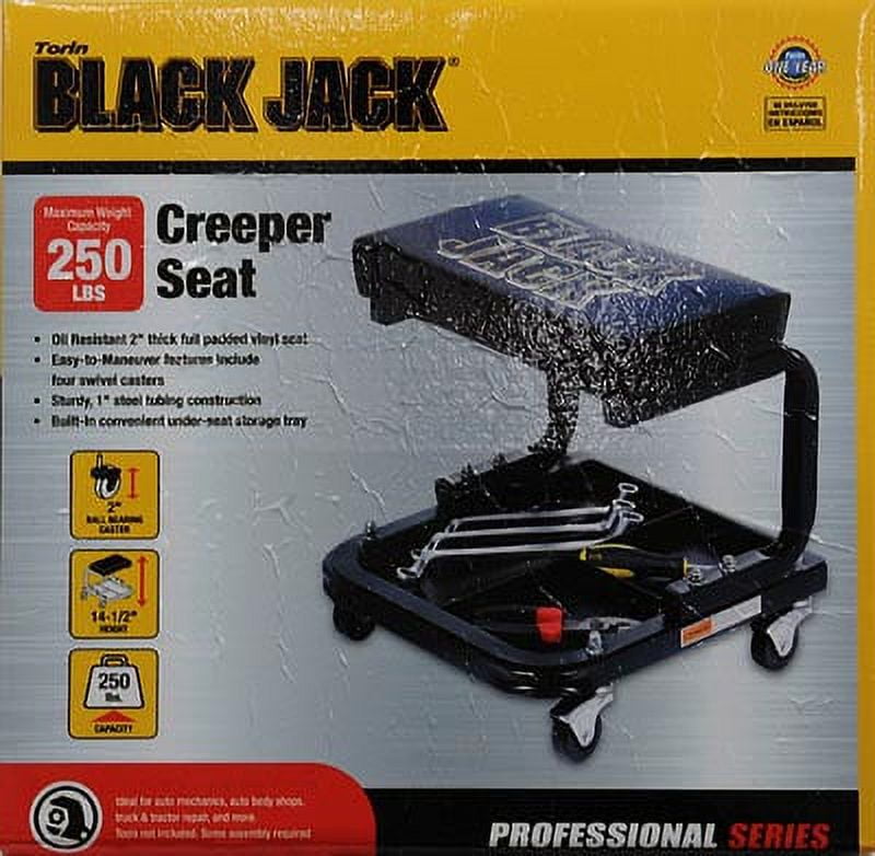 Torin Jacks TR6100W Creeper Seat, Black