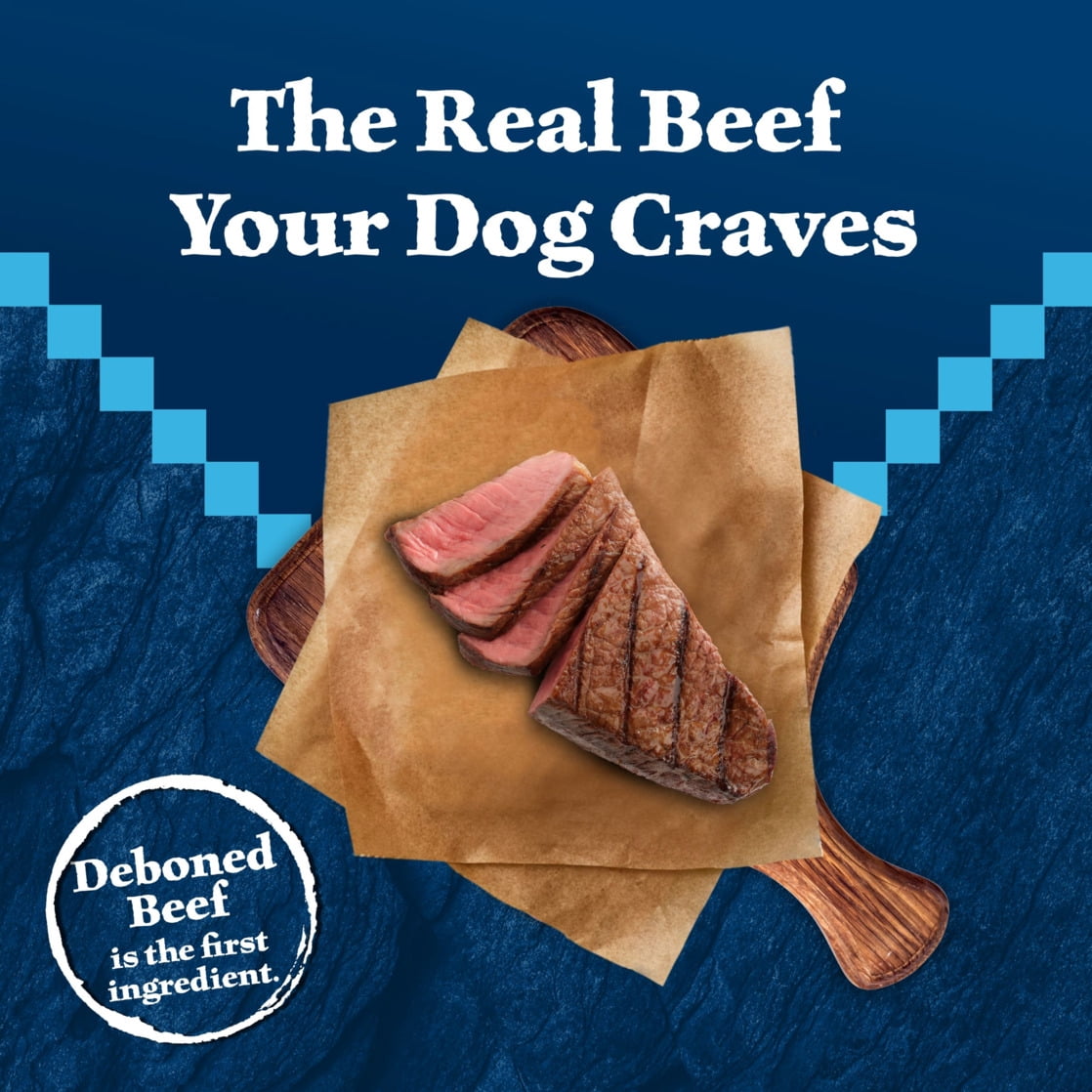 Blue Buffalo Wilderness Adult Dry Dog Food, Rocky Mountain Recipe, Red Meat, 24-lb. Bag