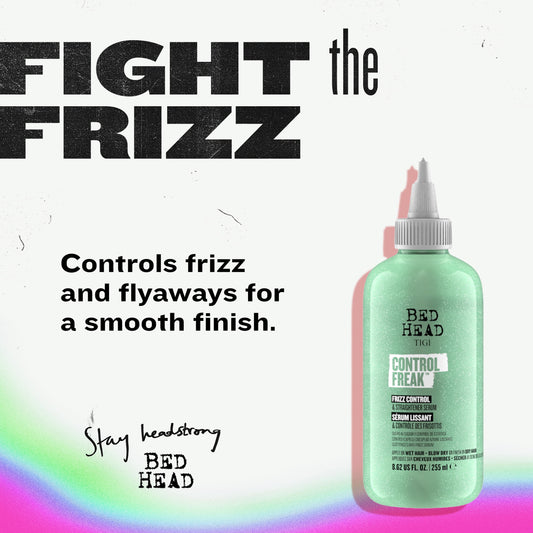 TIGI Bed Head Control Freak, Anti-Frizz and Straightening Serum, 2 Pack
