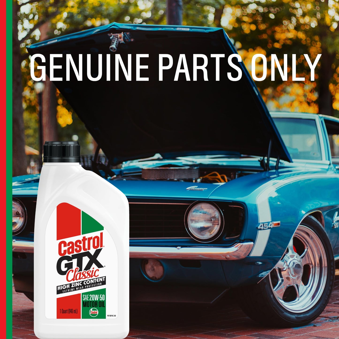 Castrol GTX Classic 20W-50 Conventional Motor Oil, 5 Quarts