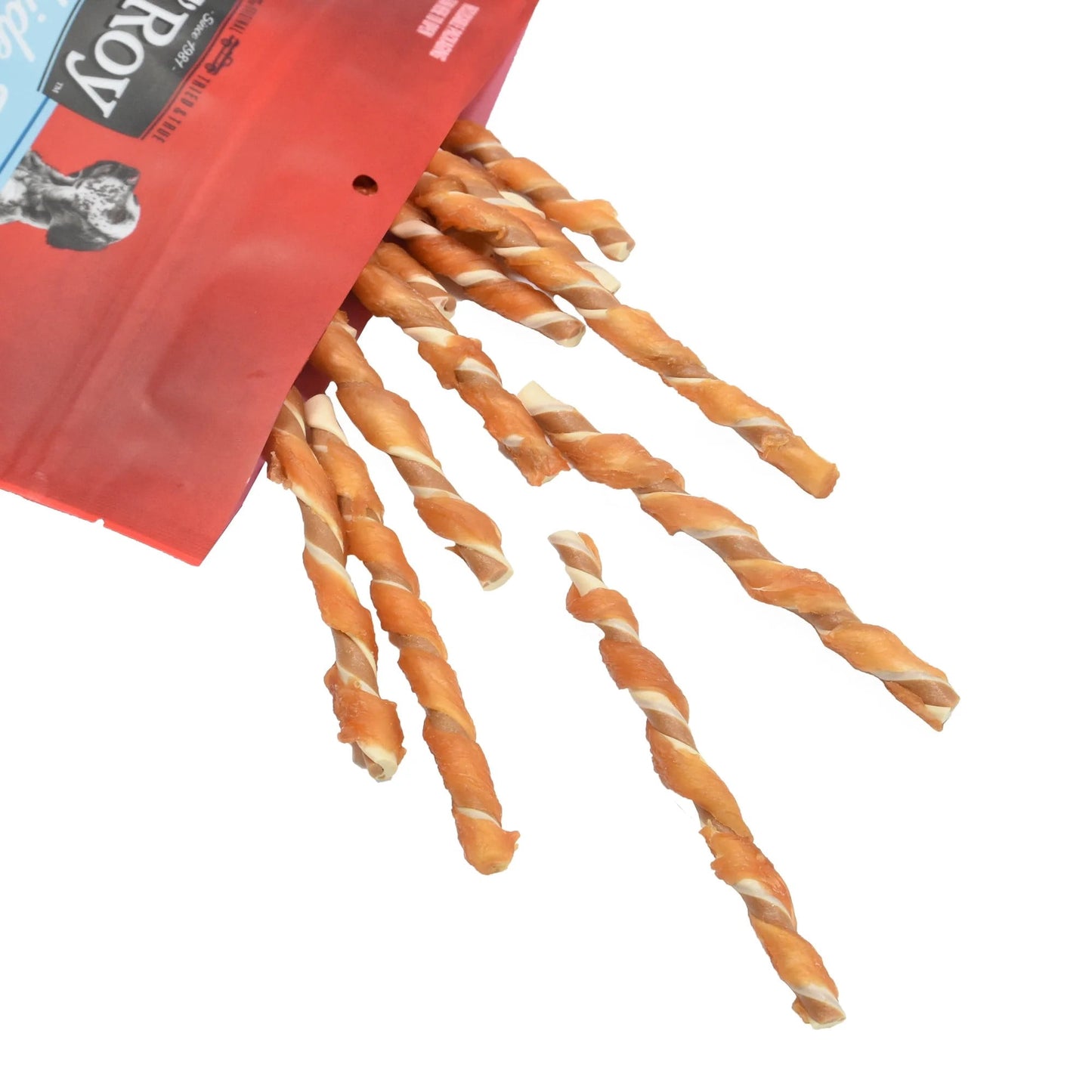 (2 pack) Ol' Roy Rawhide Free Twist Sticks with Chicken Dog Treats, 16 oz, 50 Count