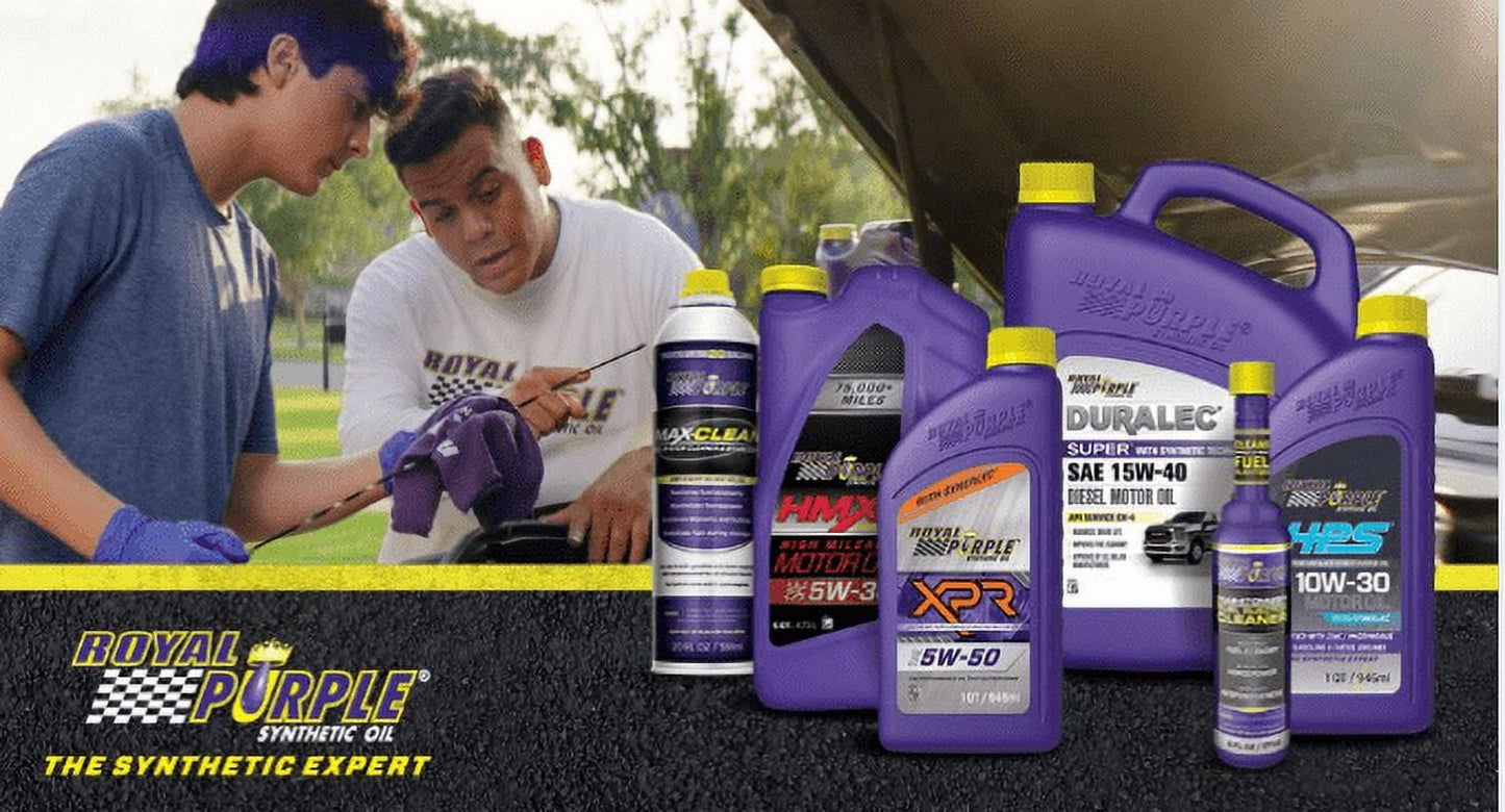 Royal Purple High Performance Motor Oil 5W-20, Premium Synthetic Motor Oil, 5 Quarts