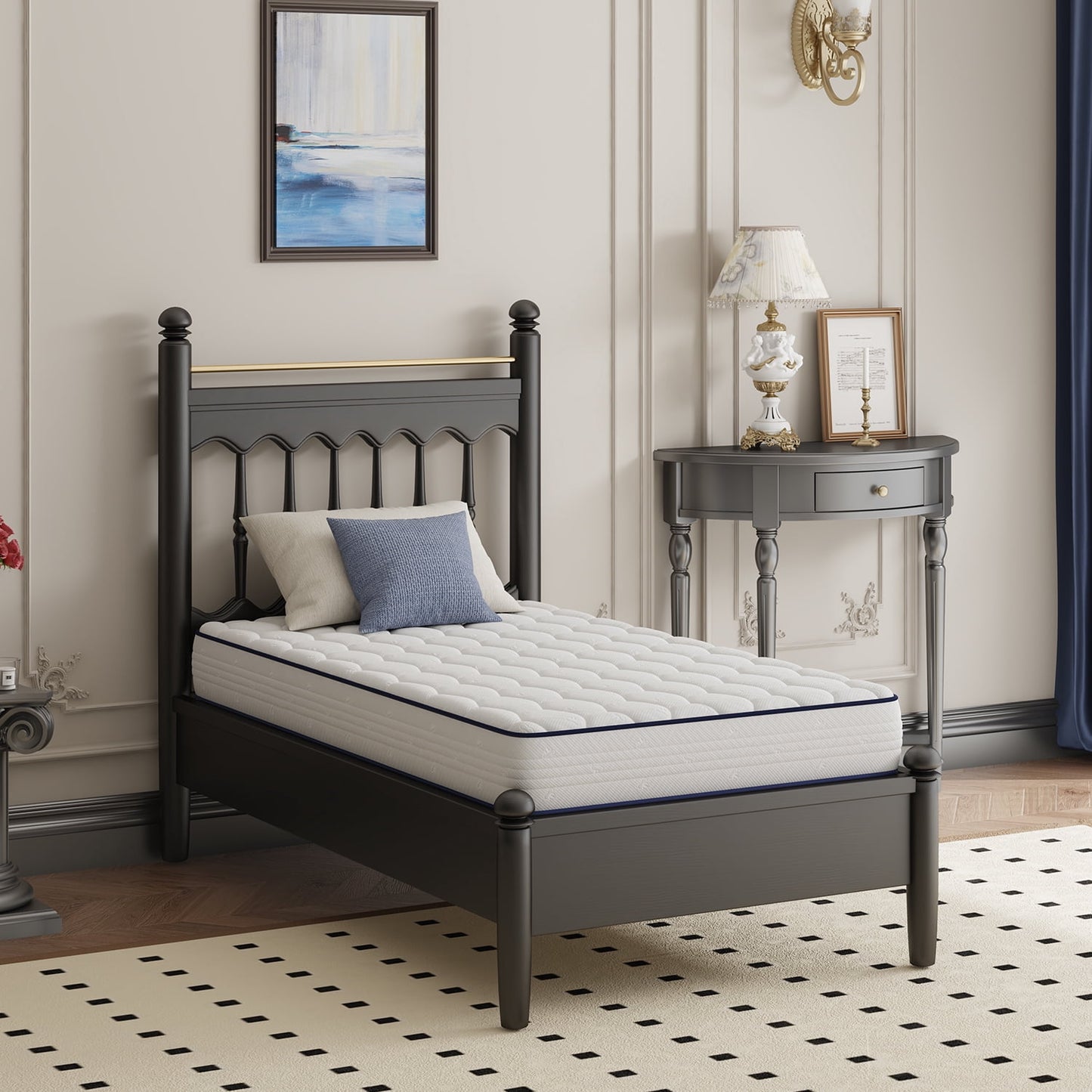 Avenco Pearl 6" Twin Size Medium Adult Supportive Innerspring Mattress