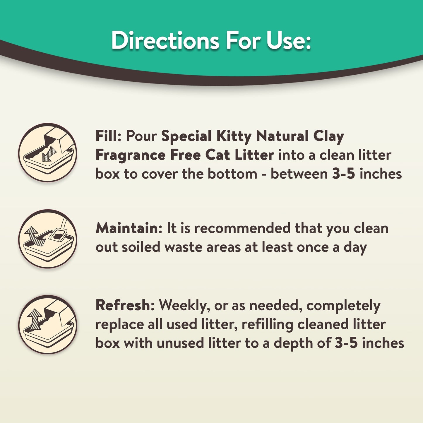 (2 pack) Special Kitty Clumping Clay Cat Litter, Fresh Scent, 20 lbs Jug, 1 Count