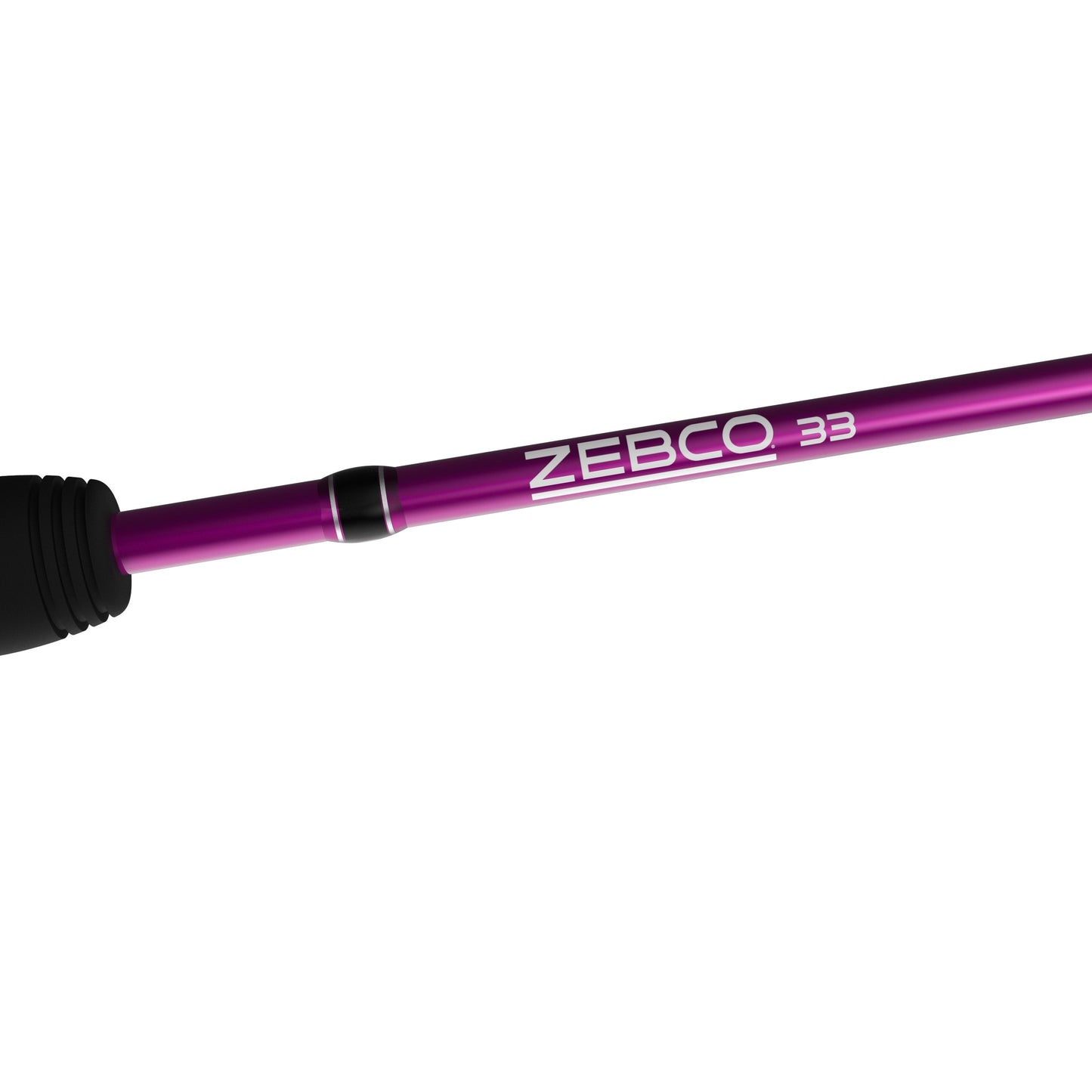 Zebco 33 Spincast Reel and Fishing Rod Combo, 6-Foot 2-Piece Rod, Purple