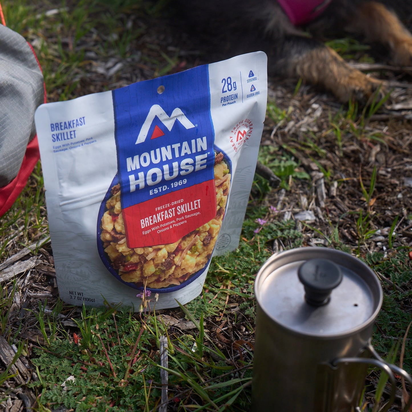 (4 pack) Mountain House Breakfast Skillet, Freeze-Dried Camping & Backpacking Food, 2 Servings, GF