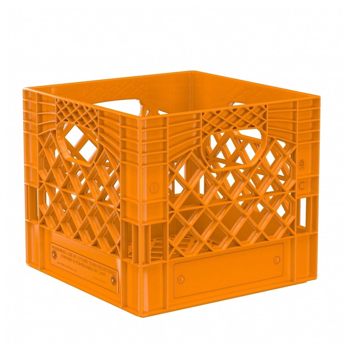 Gorilla Crate 24QT 3 Pack Milk Crate Black