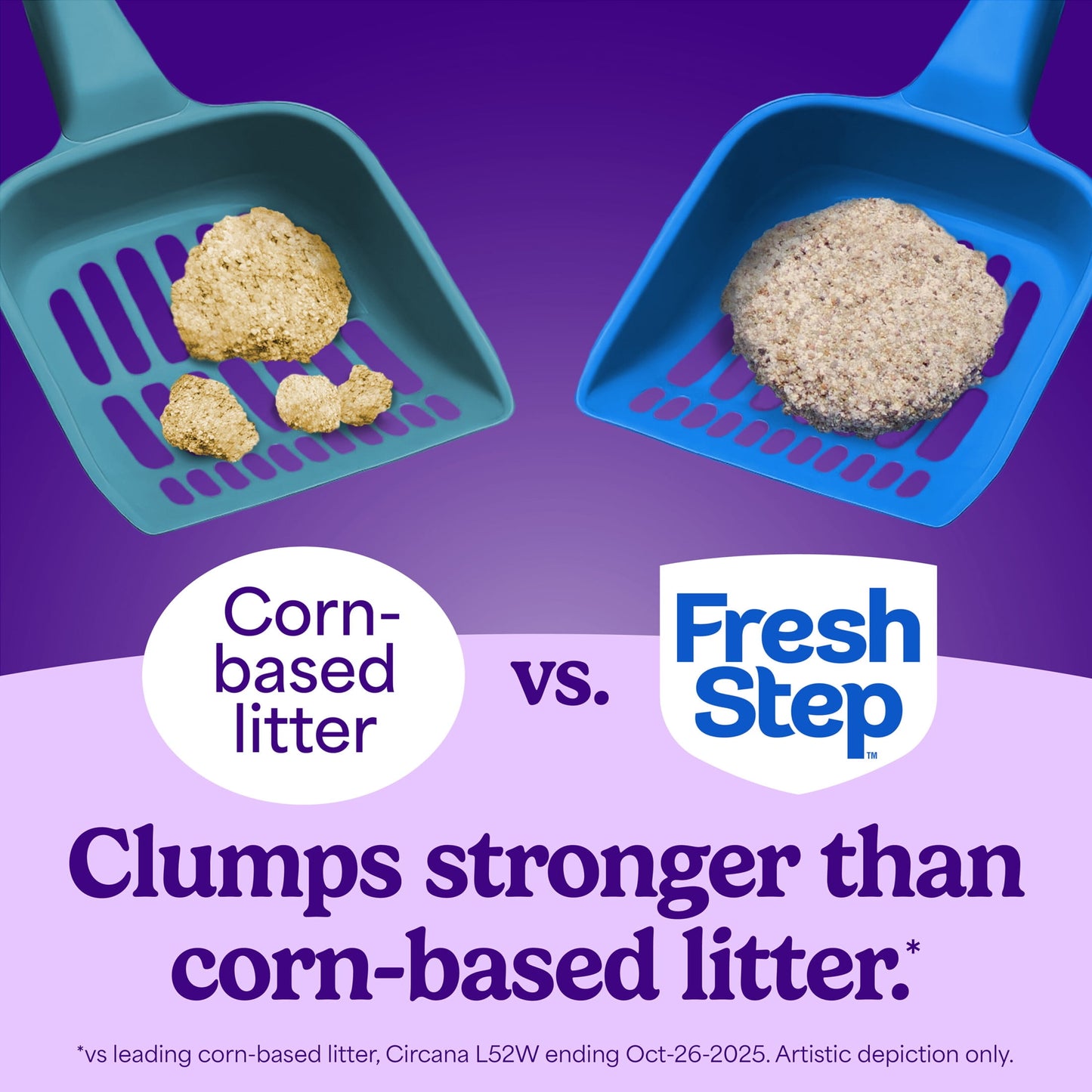 Fresh Step Extreme Clump Multi-Cat Clumping Cat Litter, Febreze Freshness Scent, 38 lb, Easy Pour Pouches (4 Pack)