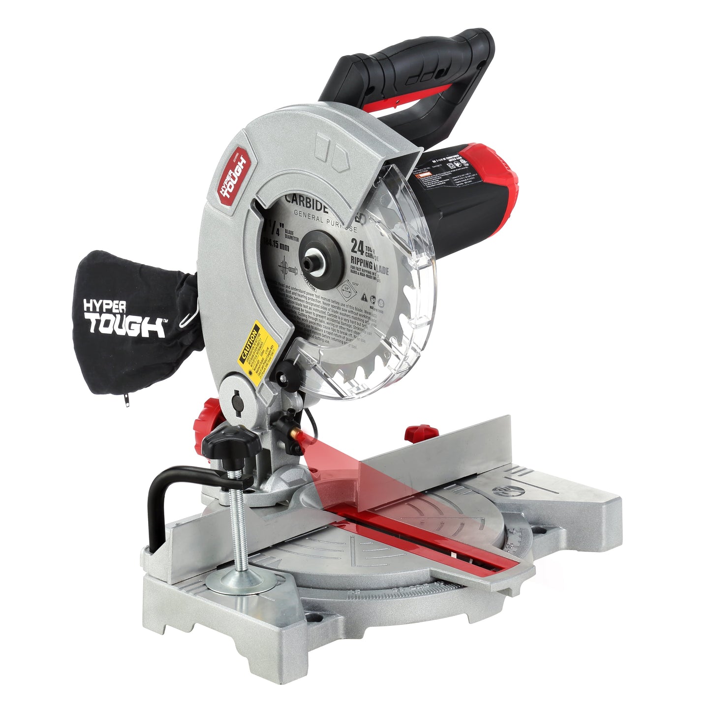 Hyper Tough 9 Amp 7-1/4 inch Corded Compound Miter Saw with Laser Guide, New Condition