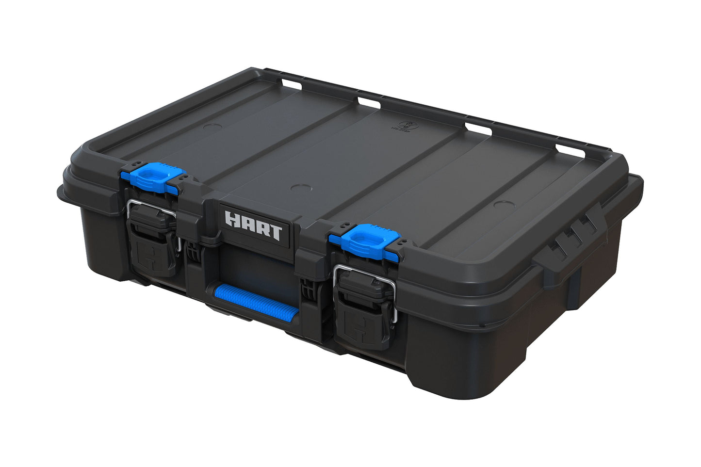 HART Stack System Tool Box with Small Blue Organizer & Dividers, Fits HART's Modular Storage System