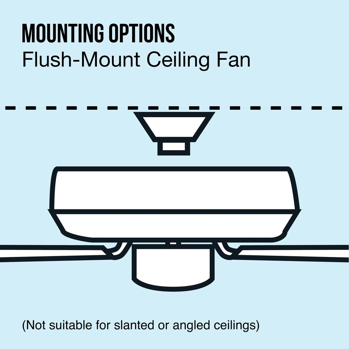 Mainstays 42" Hugger Indoor Ceiling Fan with Single Light, Satin Nickel, 4 Blades, LED Bulb