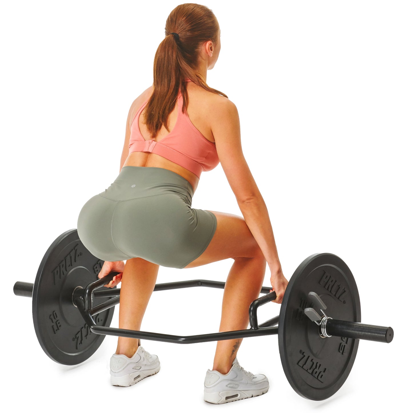 PRCTZ Olympic 50-Pound Hex Trap Bar, 1000-Pounds Capacity