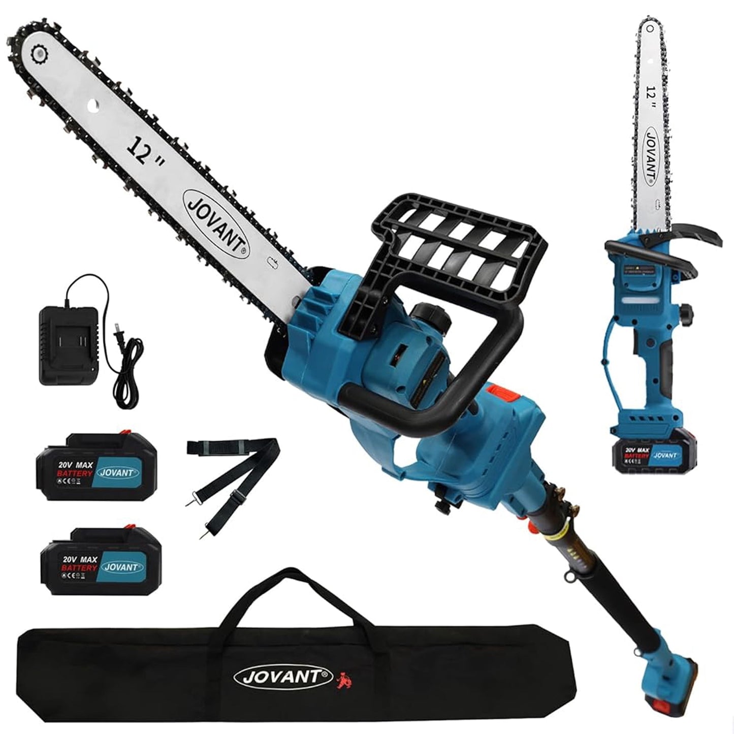 WEN Electric Pole Saw, Corded, 8-Amp, 10-Inch with 14-Foot Reach (CP0810)