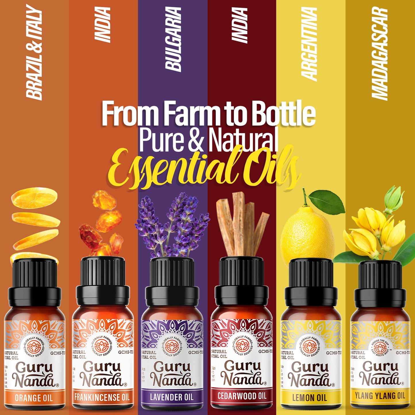 GuruNanda FUNCTIONAL FLORAL EO 6PK