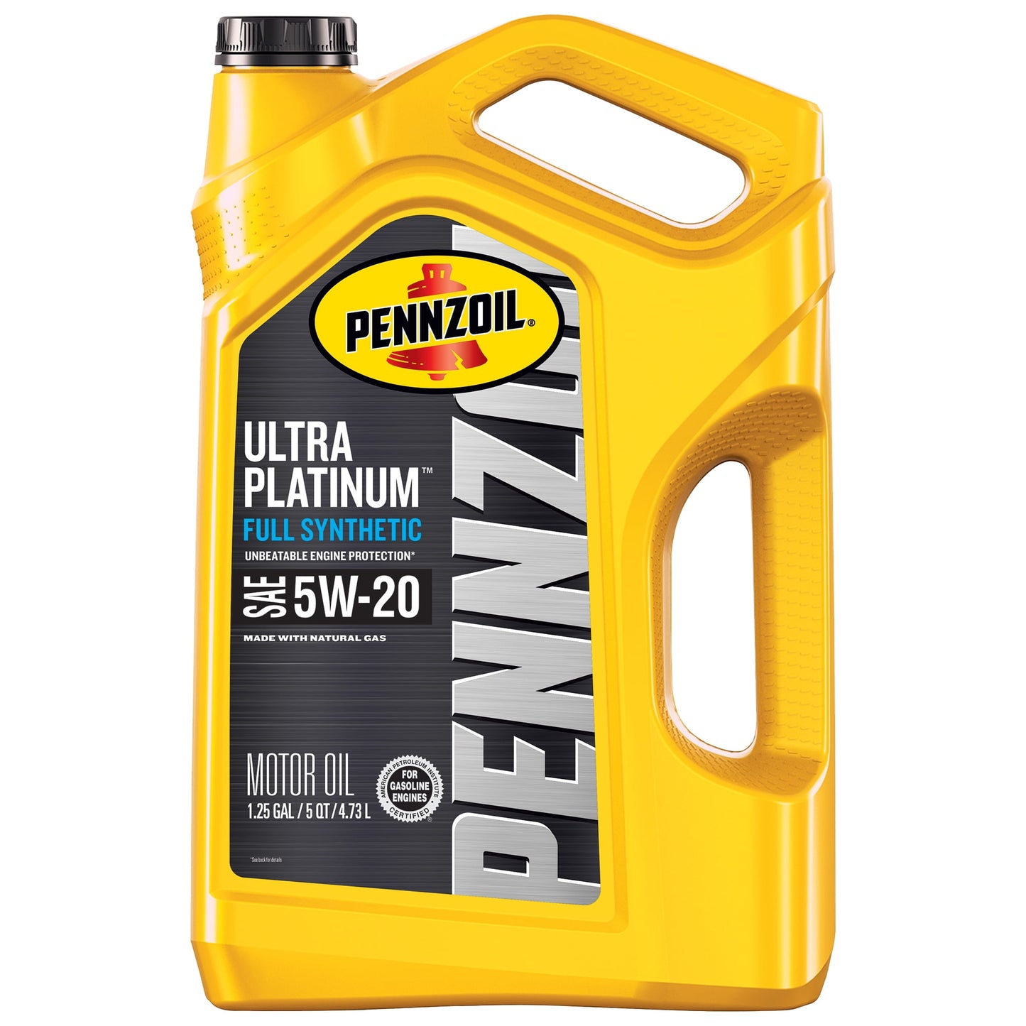 (2 pack) Pennzoil Ultra Platinum Full Synthetic 5W-20 Motor Oil, 5 Quart