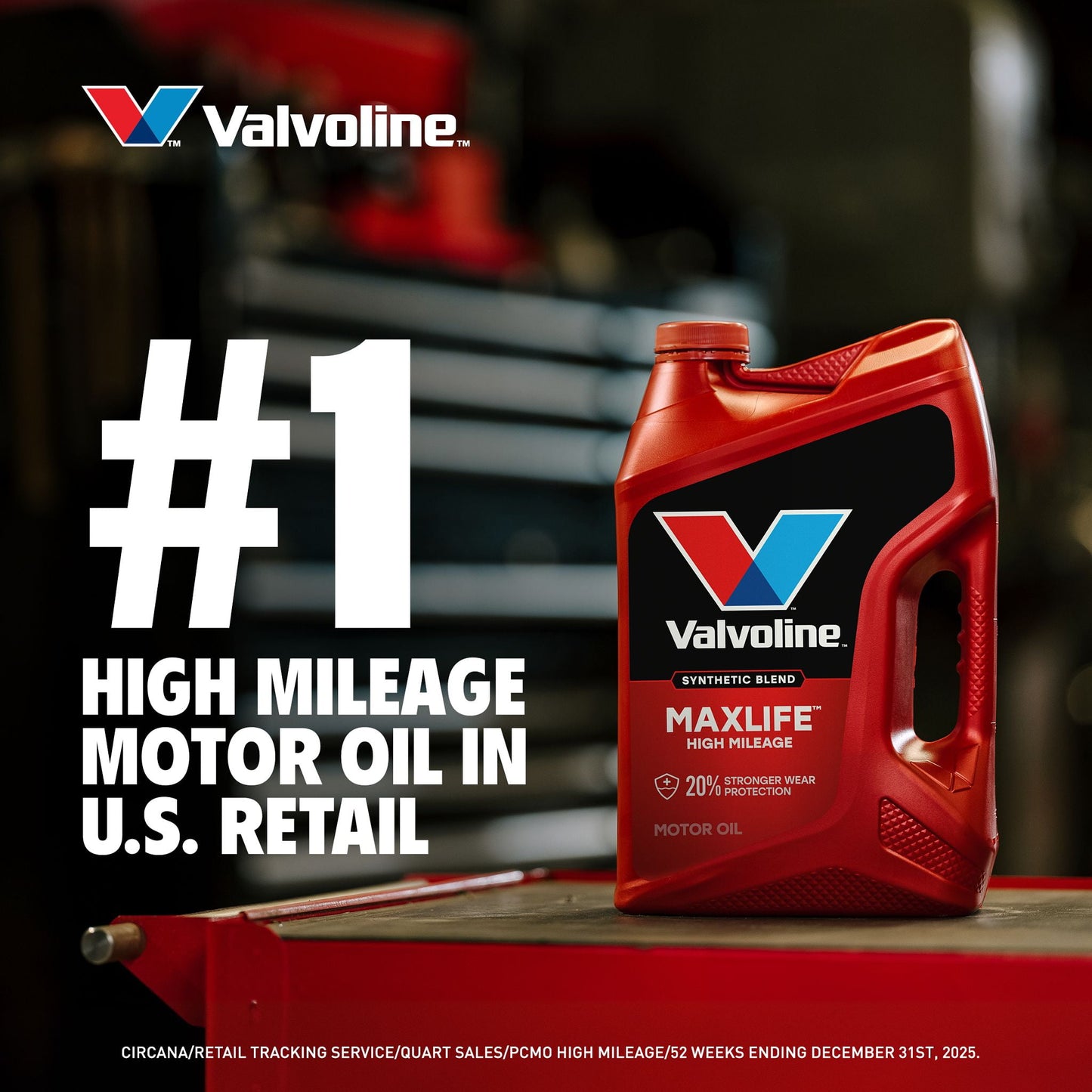 (2 pack) Valvoline MaxLife High Mileage 5W-30 Synthetic Blend Motor Oil 5 Quart
