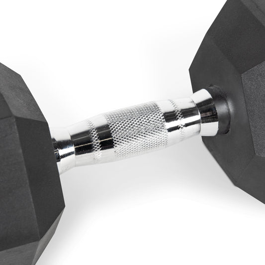 CAP Barbell, 25lb Rubber Hex Dumbbell, Single