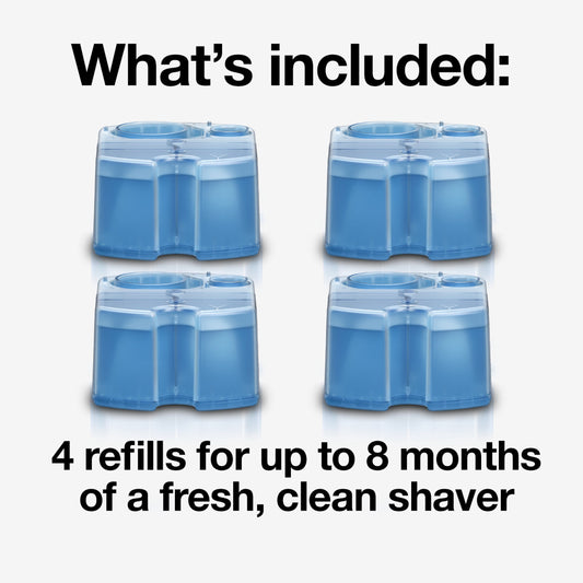 Braun Clean & Renew Refill Cartridges CCR - 4 Pack