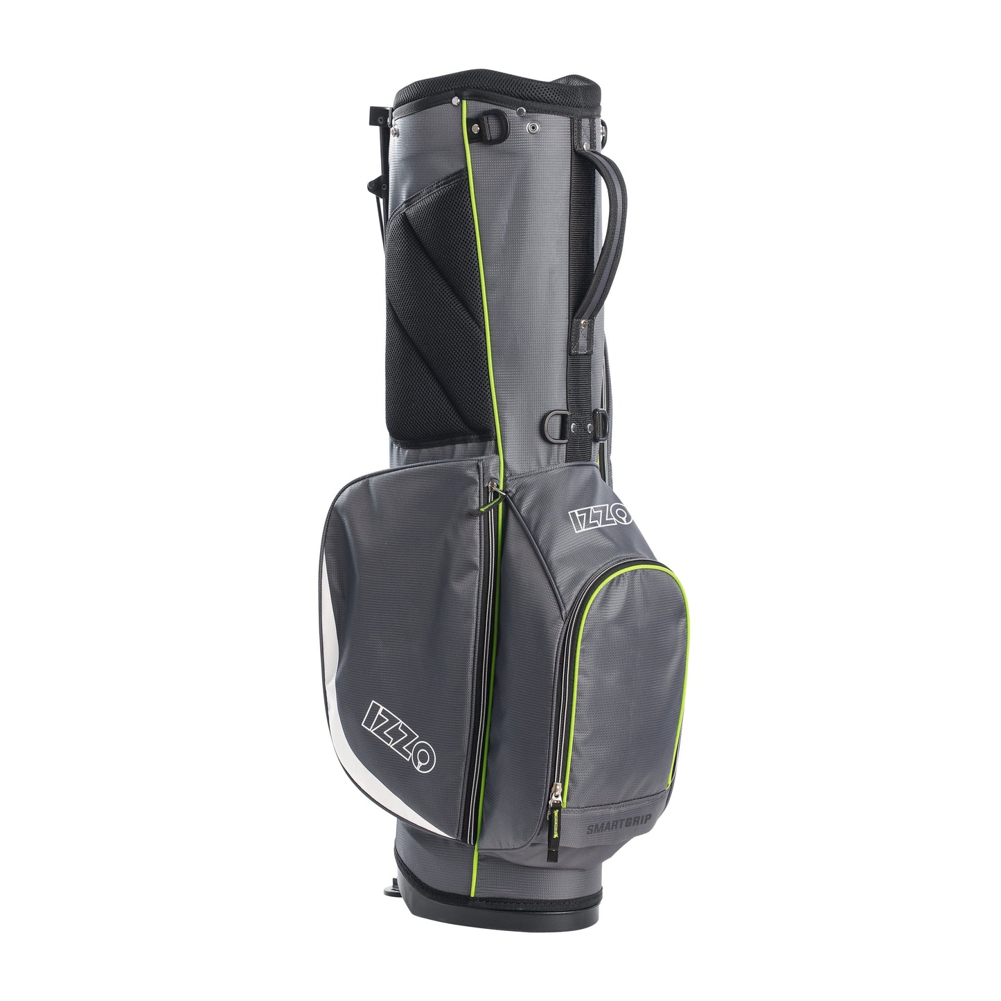 Izzo Golf Ultra-Lite Stand Bag - Grey/Lime, Only 3.2 lbs