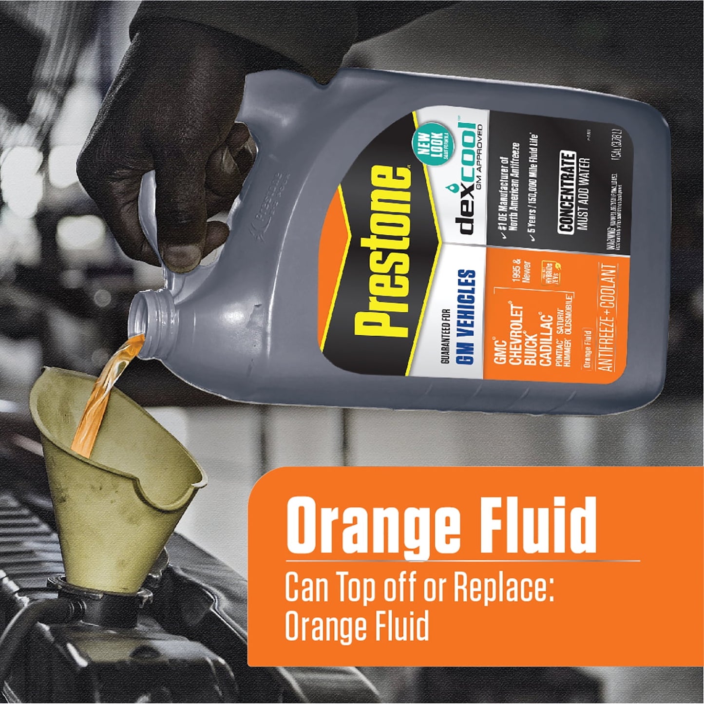 Prestone Dex-Cool Anitfreeze/Coolant Concentrate, 1gal