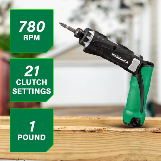 Metabo HPT Cordless Electric Screwdriver Kit, DB3DL2