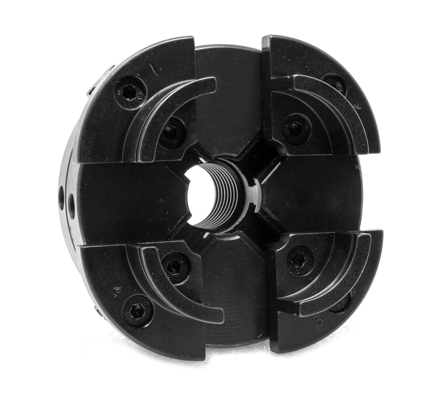 WEN 4-Inch 4-Jaw Self-Centering Lathe Chuck Set with 1-Inch x 8TPI Thread, LA4444