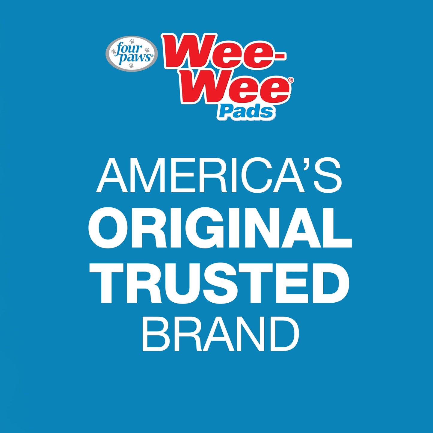 Four Paws Wee Wee Absorbent Potty Training Dog & Puppy Pads, Pet Pee Pads, Standard 150 Count