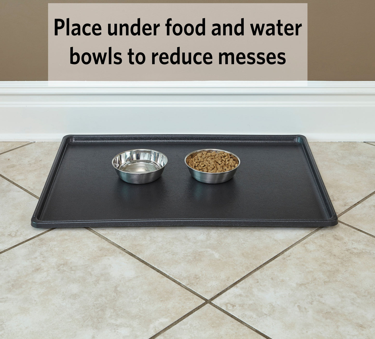 MidWest Homes for Pets 48-Inch Replacement Pan, Measures 46.5 x 29.1 x 1 Inches, Universal Leak-Proof Tray for Dog Crates & Multi-Purpose Use, Fits Most Standard 48" Wire Crates