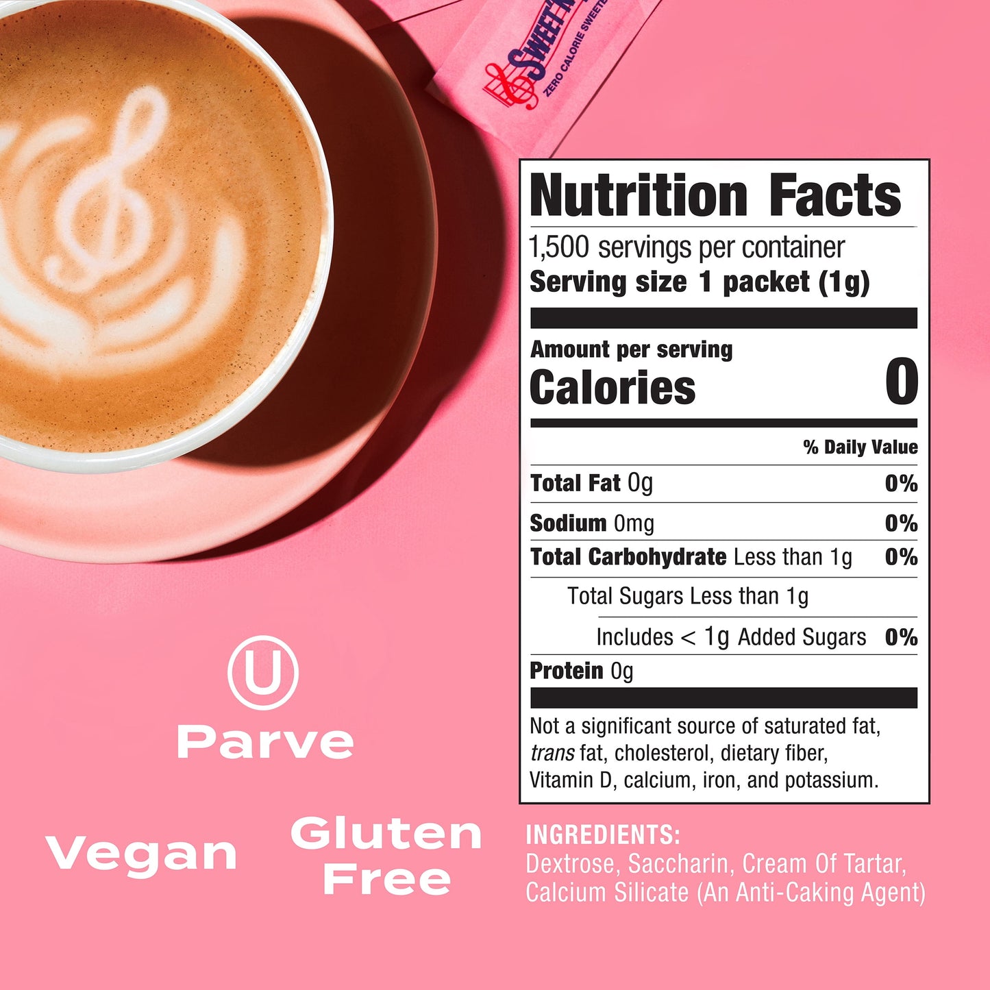 Sweet'N Low, Zero Calorie Sweetener, Sugar Substitute Packets,1500 Count