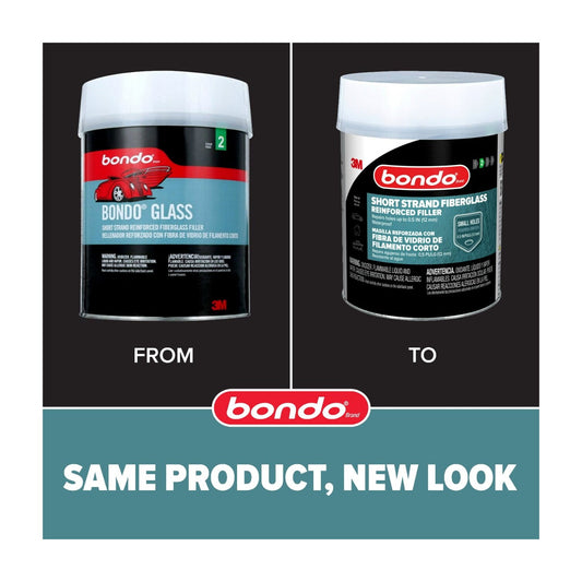 Bondo Short Strand Fiberglass Reinforced Filler SS-PT-ES, 21 oz