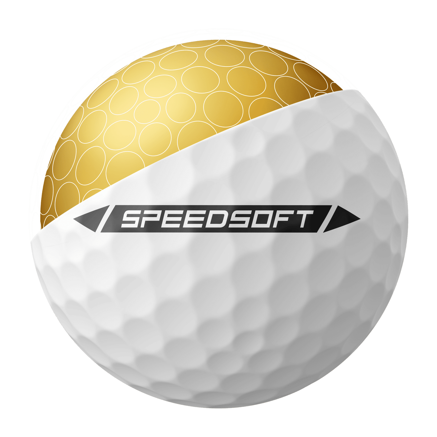 (2 pack) TaylorMade Speed Soft Golf Balls 12pk, White