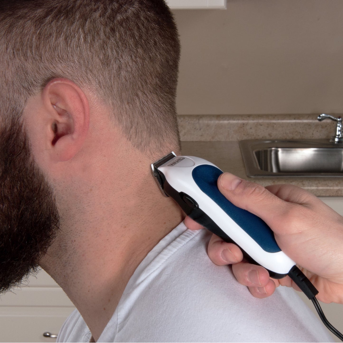 Wahl Mini Pro Touch Up Corded Trimmer Kit, Men or Women, 12pc, Blue - 9307