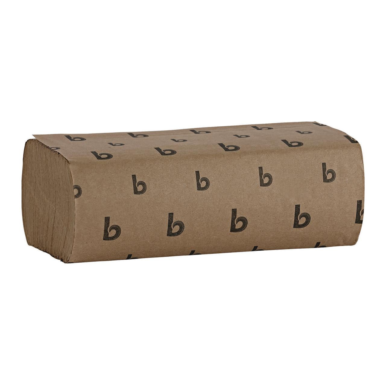 Boardwalk Multifold Commercial Paper Towels, Natural, 250 Towels/Pack, 16 Packs/Carton, 9 x 9.45 inches