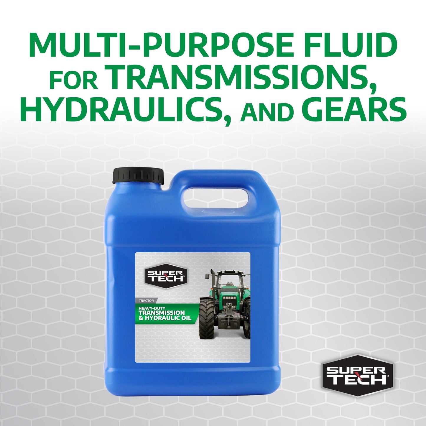 Super Tech Heavy-Duty Tractor Hydraulic & Transmission Fluid, 2 Gallons