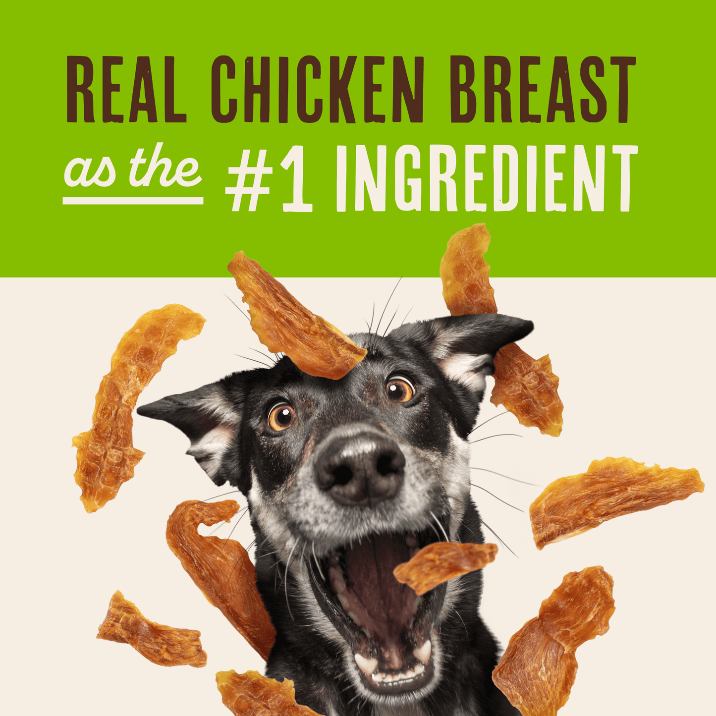 Waggin' Train High Protein Chicken Jerky Dog Treats,  30 oz. Pouch