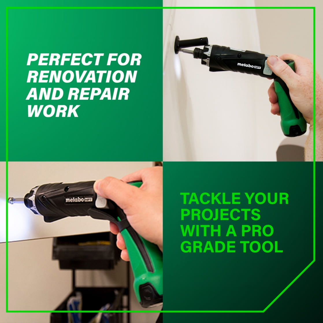 Metabo HPT Cordless Electric Screwdriver Kit, DB3DL2