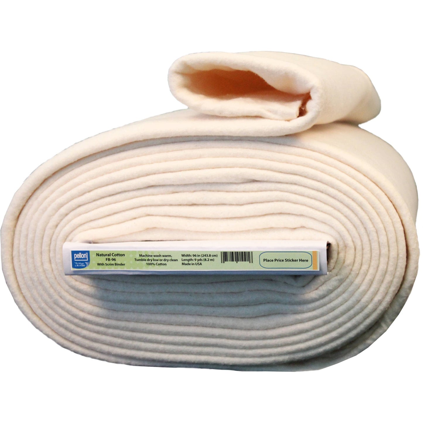 Pellon Polyester Quilting Batting, White 96" x 9 Yards by the Bolt