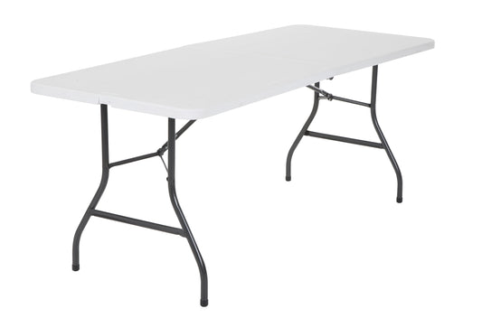 Cosco 6 Foot Premium Folding Table, White Speckle