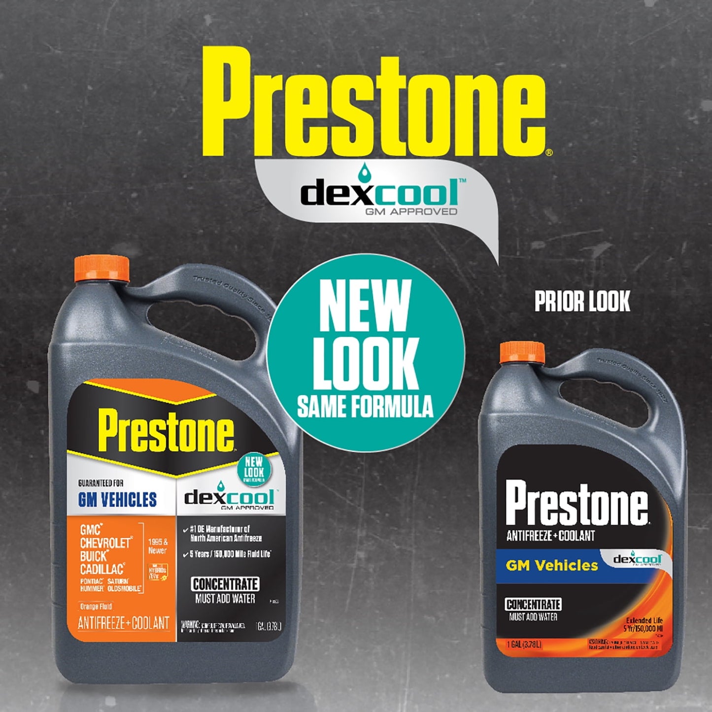 Prestone Dex-Cool Anitfreeze/Coolant Concentrate, 1gal